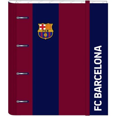 F.C. Barcelona Classeur à anneaux - Organisateur intérieur, 4 anneaux, Couverture dure - Publicité F.C. Barcelona Classeur à anneaux - Organisateur intérieur, 4 anneaux, Couverture dure - Publicité