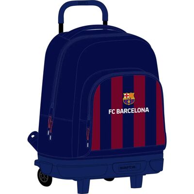 F.C. Barcelona 24/25 Sac à dos scolaire avec roues - Sac à dos avec roulettes - Publicité F.C. Barcelona 24/25 Sac à dos scolaire avec roues - Sac à dos avec roulettes - Publicité