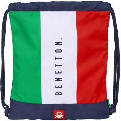 Benetton Sac à dos drapeau bleu marine - Sac à dos - Publicité Benetton Sac à dos drapeau bleu marine - Sac à dos - Publicité