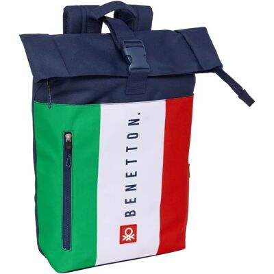 Zaino Benetton Flag Blu Marine - Zaino Zaino Benetton Flag Blu Marine - Zaino