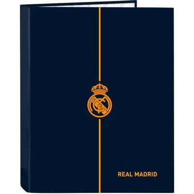 Real Madrid C.F. Modèle 24/25 Bleu Marine Classeur à anneaux - Classeur à anneaux Real Madrid C.F. Modèle 24/25 Bleu Marine Classeur à anneaux - Classeur à anneaux