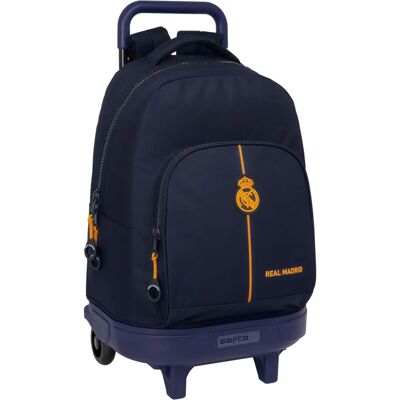 Zaino scolastico blu navy Real Madrid C.F. con ruote - Tipo di scuola Zaino scolastico blu navy Real Madrid C.F. con ruote - Tipo di scuola