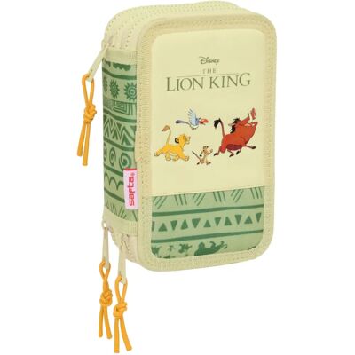 Mufasa Dubbel Potloodmap - Kinderschooltas Mufasa Dubbel Potloodmap - Kinderschooltas