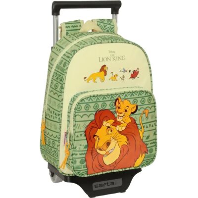 Zaino Scolastico Mufasa Verde Beige con Ruote - Zaino Zaino Scolastico Mufasa Verde Beige con Ruote - Zaino