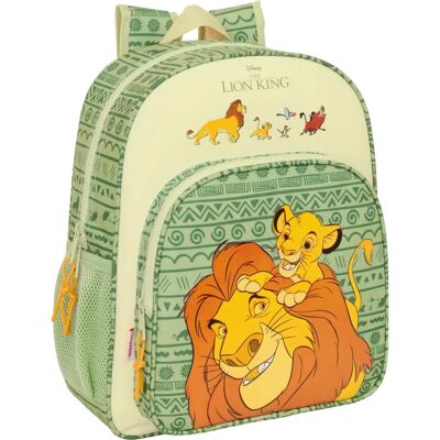Mufasa Grün Beige Schultasche - Wasserflaschentasche, Ergonomisch, Trolley-kompatibel Mufasa Grün Beige Schultasche - Wasserflaschentasche, Ergonomisch, Trolley-kompatibel