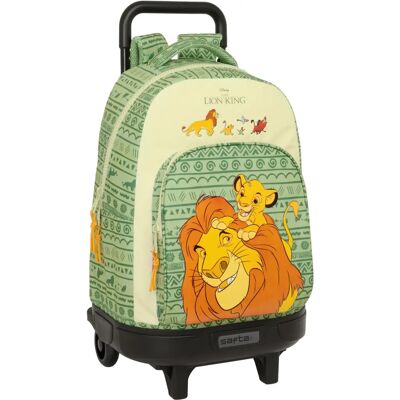 Mufasa Mochila Escolar Verde Beige con Ruedas - Bolsa de Escuela Mufasa Mochila Escolar Verde Beige con Ruedas - Bolsa de Escuela