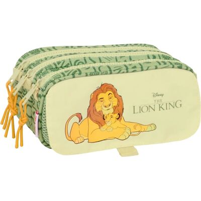 Mufasa Grün Beige 3-Fächer Kinder Tasche - Schultasche Mufasa Grün Beige 3-Fächer Kinder Tasche - Schultasche