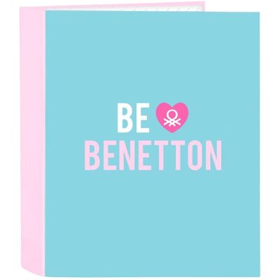 Benetton Unique Rosa Turkis A4 Ringbinders - Ringbinders Benetton Unique Rosa Turkis A4 Ringbinders - Ringbinders