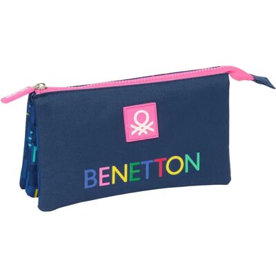 Benetton Damero Granatowa Torba - Carry-all Benetton Damero Granatowa Torba - Carry-all