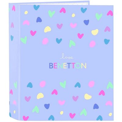 Benetton Lila Lilac A4 - Classeur à anneaux Benetton Lila Lilac A4 - Classeur à anneaux