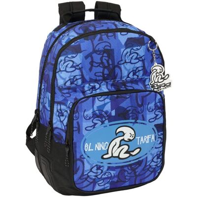 El Niño Roller Blaue Schwarze Schultasche - Schulrucksack El Niño Roller Blaue Schwarze Schultasche - Schulrucksack