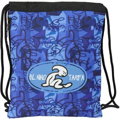 El Niño Roller Rugzak - Blauw Zwart - 35x40x1cm El Niño Roller Rugzak - Blauw Zwart - 35x40x1cm
