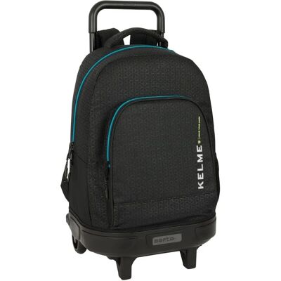 Mochila escolar Kelme Iron preta com rodas - Tipo: Mochila escolar - Dimensões: 33 x 45 x 22 cm Mochila escolar Kelme Iron preta com rodas - Tipo: Mochila escolar - Dimensões: 33 x 45 x 22 cm