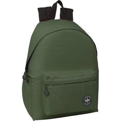 Zaino per laptop Munich Khaki - Imbottitura ergonomica - Cerniera - 31x43x13cm Zaino per laptop Munich Khaki - Imbottitura ergonomica - Cerniera - 31x43x13cm