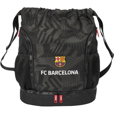 Sac à dos FC Barcelona avec cordons - Sac d'école, Noir, Polyester - Publicité Sac à dos FC Barcelona avec cordons - Sac d'école, Noir, Polyester - Publicité