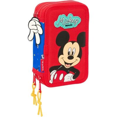 Mickey Mouse Clubhouse Bleu Triple Trousse - Trousse - Publicité Mickey Mouse Clubhouse Bleu Triple Trousse - Trousse - Publicité