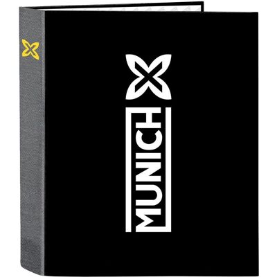 Munich Topo Zwart Ringband A4 - Ring binder Munich Topo Zwart Ringband A4 - Ring binder