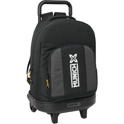 Zaino Scolastico Munich con Ruote - Borsa Scolastica - Nero Zaino Scolastico Munich con Ruote - Borsa Scolastica - Nero