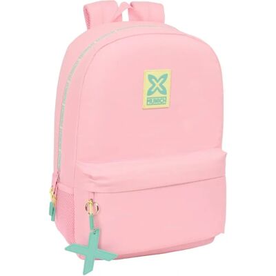 Munich Rosa Skolryggsäck - Ergonomisk Trolley-zip Munich Rosa Skolryggsäck - Ergonomisk Trolley-zip