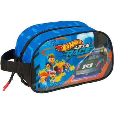 Estuche de viaje Hot Wheels Let's race - Azul Negro Estuche de viaje Hot Wheels Let's race - Azul Negro