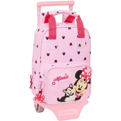 Sac à dos rose Minnie Mouse avec roulettes - Sac à dos Sac à dos rose Minnie Mouse avec roulettes - Sac à dos