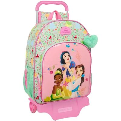 Sac d'École Disney Princesse Bloom Rose Vert - Sac d'École Sac d'École Disney Princesse Bloom Rose Vert - Sac d'École