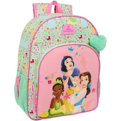 Mochila Escolar Disney Princesa Bloom - Crianças 33x42x14cm Mochila Escolar Disney Princesa Bloom - Crianças 33x42x14cm