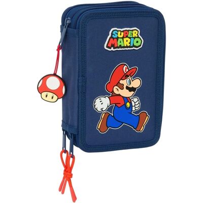Skolväska Super Mario Trick - Röd mörkblå Skolväska Super Mario Trick - Röd mörkblå
