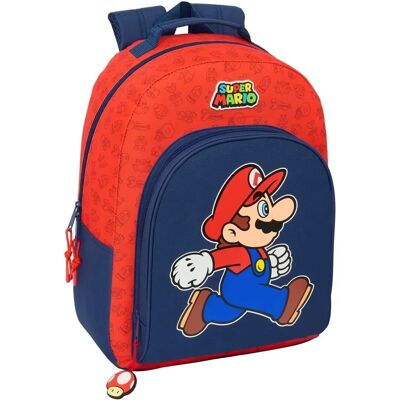 Super Mario Trick Mörkblå Skolryggsäck - Skolryggsäck Super Mario Trick Mörkblå Skolryggsäck - Skolryggsäck