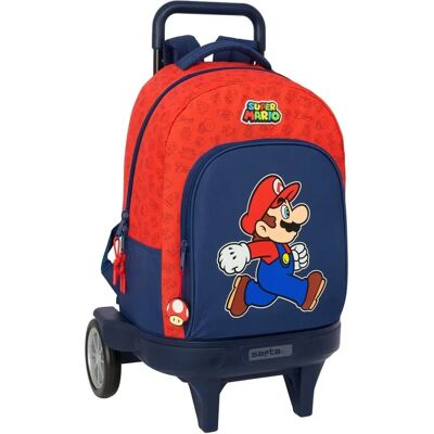 Super Mario Trick Granatowa Szkolna Torba - Typ szkolny Super Mario Trick Granatowa Szkolna Torba - Typ szkolny