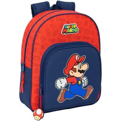 Sznurek szkolny Super Mario Trick - Ergonomiczne wyściełanie, 28x34x10cm Sznurek szkolny Super Mario Trick - Ergonomiczne wyściełanie, 28x34x10cm