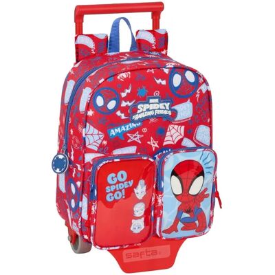 Szkolny Plecak Marvel Rescue - Niebieski Czerwony - 22x27x10cm Szkolny Plecak Marvel Rescue - Niebieski Czerwony - 22x27x10cm