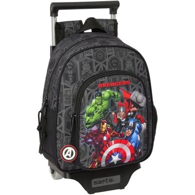 Sac à dos avec roulettes The Avengers Vendetta Noir - Type: Sac scolaire - Publicité Sac à dos avec roulettes The Avengers Vendetta Noir - Type: Sac scolaire - Publicité