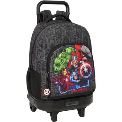 Sac à dos scolaire avec roues The Avengers Vendetta noir - Publicité Sac à dos scolaire avec roues The Avengers Vendetta noir - Publicité