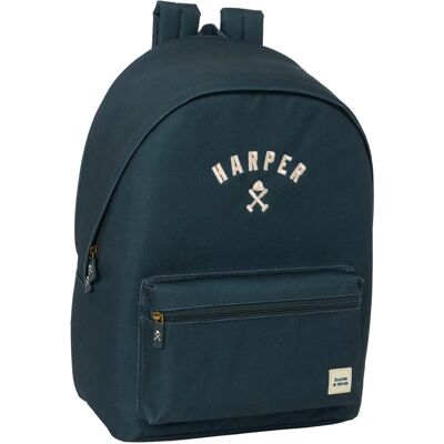 Zaino Harper Neyer Blu Navy - Laptop & USB Zaino Harper Neyer Blu Navy - Laptop & USB