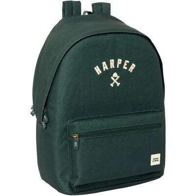 Zaino Harper & Neyer Verde scuro 31x44x18cm - Laptop Backpack Zaino Harper & Neyer Verde scuro 31x44x18cm - Laptop Backpack