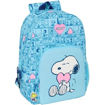 Sac d'École Snoopy Love Bleu - Type: Sac scolaire - Publicité Sac d'École Snoopy Love Bleu - Type: Sac scolaire - Publicité