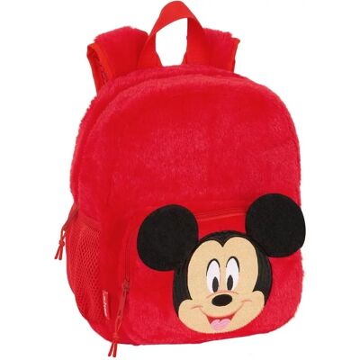 Sac pour enfant Mickey Mouse - Maternelle Rouge 22x27x10cm - Publicité Sac pour enfant Mickey Mouse - Maternelle Rouge 22x27x10cm - Publicité