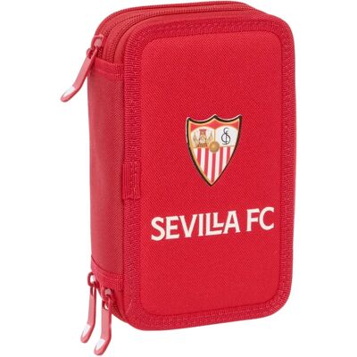 Trousse triple Sevilla Fútbol Club Rouge - Trousse - Publicité Trousse triple Sevilla Fútbol Club Rouge - Trousse - Publicité