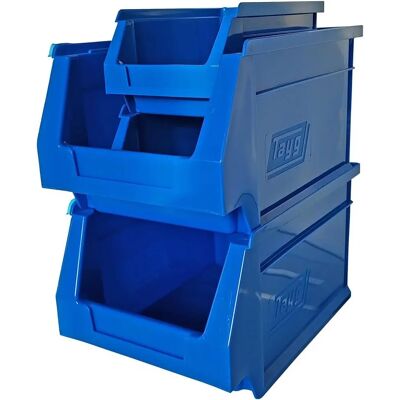 INDUSTRIAS TAYG Modello 59 Scatola impilabile blu - Scatola di stoccaggio INDUSTRIAS TAYG Modello 59 Scatola impilabile blu - Scatola di stoccaggio