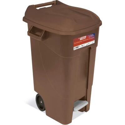 Industrias Tayg Eco 120L Contenedor de Basura con Pedal - Contenedor Industrias Tayg Eco 120L Contenedor de Basura con Pedal - Contenedor