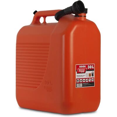 Bidone di benzina Tayg 30L con canula - Omologato per merci pericolose Bidone di benzina Tayg 30L con canula - Omologato per merci pericolose