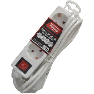Industrias Tayg Model 801600 Stopcontact met 3 Gaten en Schakelaar Industrias Tayg Model 801600 Stopcontact met 3 Gaten en Schakelaar