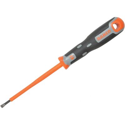 Bahco Bacho BAH033040 Tournevis Tekno+ VDE Pointe Plate 4,0mm x 100mm - Publicité Bahco Bacho BAH033040 Tournevis Tekno+ VDE Pointe Plate 4,0mm x 100mm - Publicité