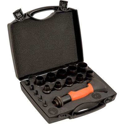 Bahco Conjunto de punções intercambiáveis - 16 peças, 3-30mm Bahco Conjunto de punções intercambiáveis - 16 peças, 3-30mm