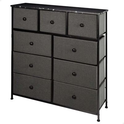 Max Home Schwarz Grau Marmor 9 Schubladen Kommode Max Home Schwarz Grau Marmor 9 Schubladen Kommode