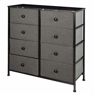 Max Home Commode Effet Marbre Noir 8 Tiroirs - Mobilier de rangement - Publicité Max Home Commode Effet Marbre Noir 8 Tiroirs - Mobilier de rangement - Publicité