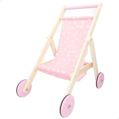 Carrozza per Bambole Rosa WOOMAX - 36 cm, Leggera e Sicura Carrozza per Bambole Rosa WOOMAX - 36 cm, Leggera e Sicura