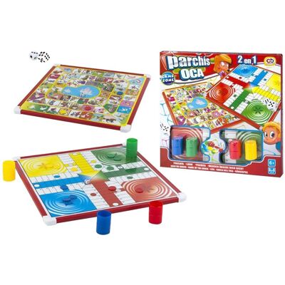 CB GAMES Gallo e Parchis 2-in-1 Gioco da Tavolo - per 6+ anni CB GAMES Gallo e Parchis 2-in-1 Gioco da Tavolo - per 6+ anni