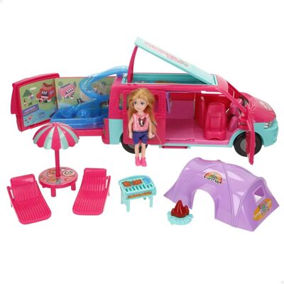 Bella Pop met Kampeerbus - Poppen set met kampeerbus Bella Pop met Kampeerbus - Poppen set met kampeerbus